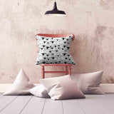 White health pillow with sheep