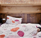 Original therapy blanket - cotton cover abstract circles
