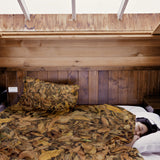 Original therapy blanket - cotton cover autumn leaves