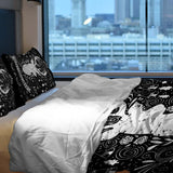 Therapy blanket bedding set, black, Merry Christmas