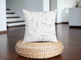 Health pillow woman's face boho