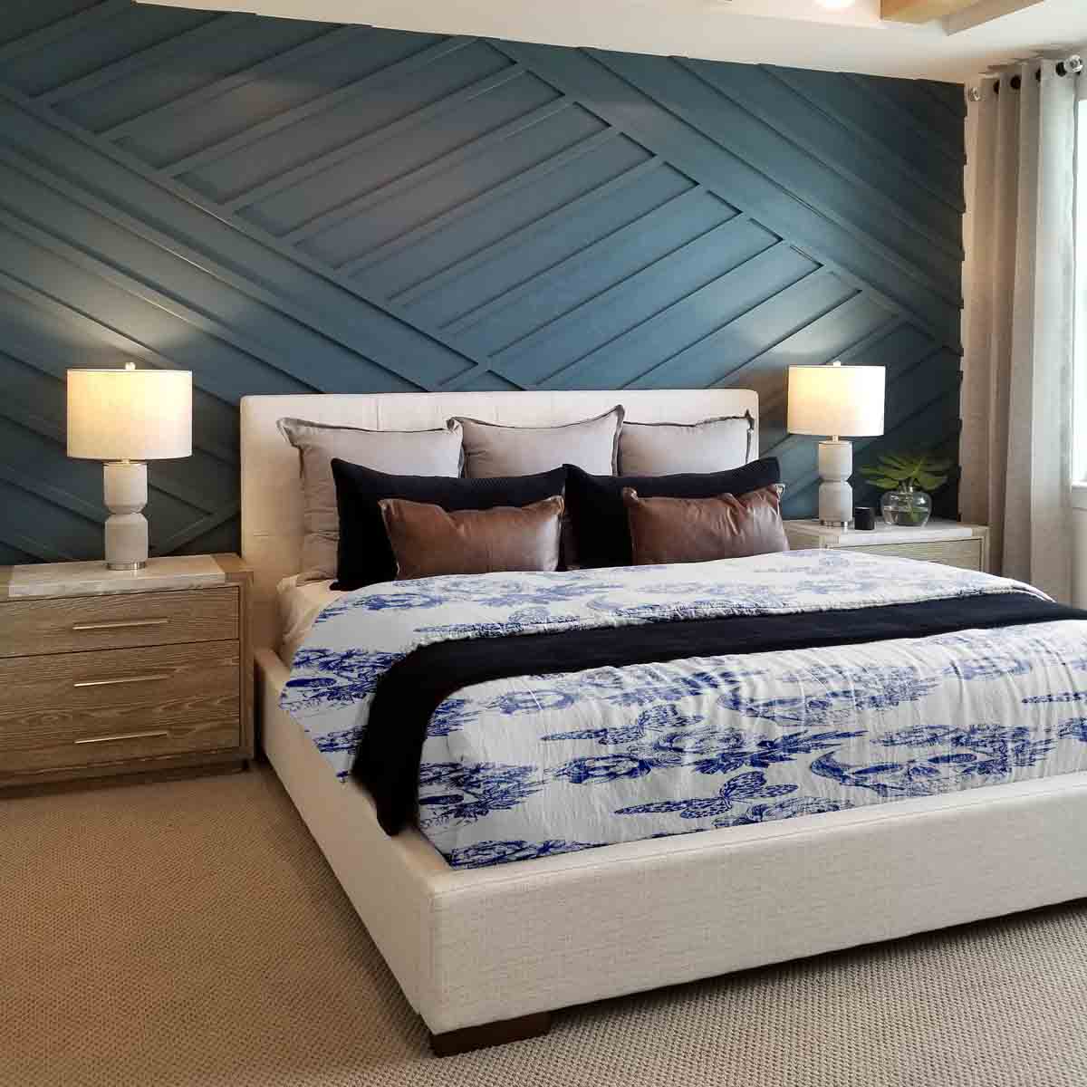 Couverture thérapeutique Parure de lit Fleurs Crâne