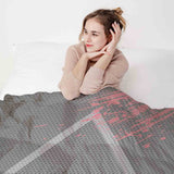 Therapy blanket bedding set, black, games.