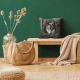 Health pillow brown with wolf