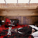 Original therapy blanket - cotton cover black joker face