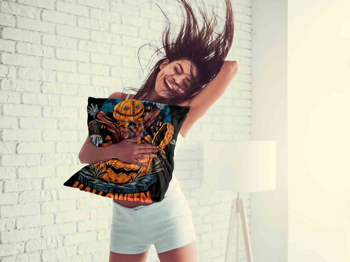 Health Pillow Halloween Pumpkin
