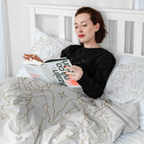 Therapy blanket and bedding set, Gemini constellation.