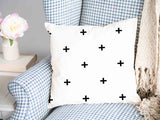Health pillows with black crosses