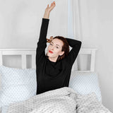 Therapy blankets bedding set white with gray triangles
