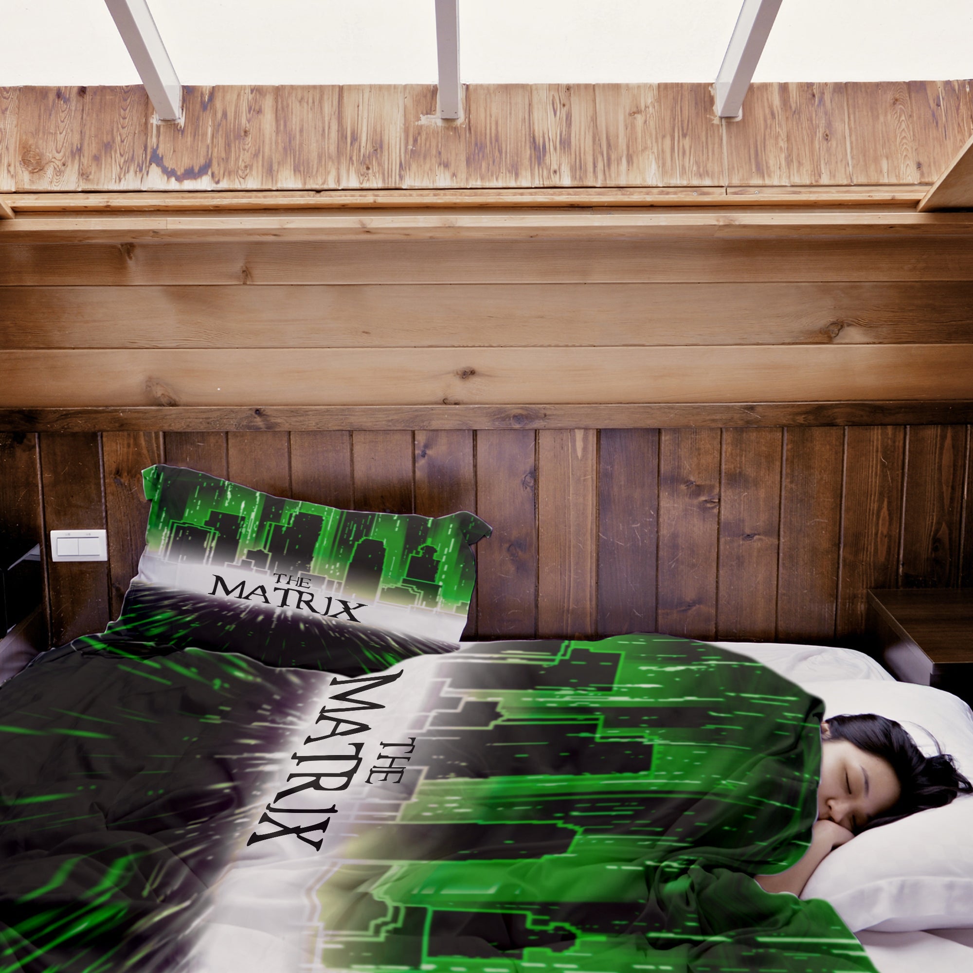 Couverture thérapeutique originale - Housse en coton Ville The Matrix