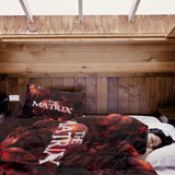 Original therapy blanket - cotton cover red The Matrix lettering