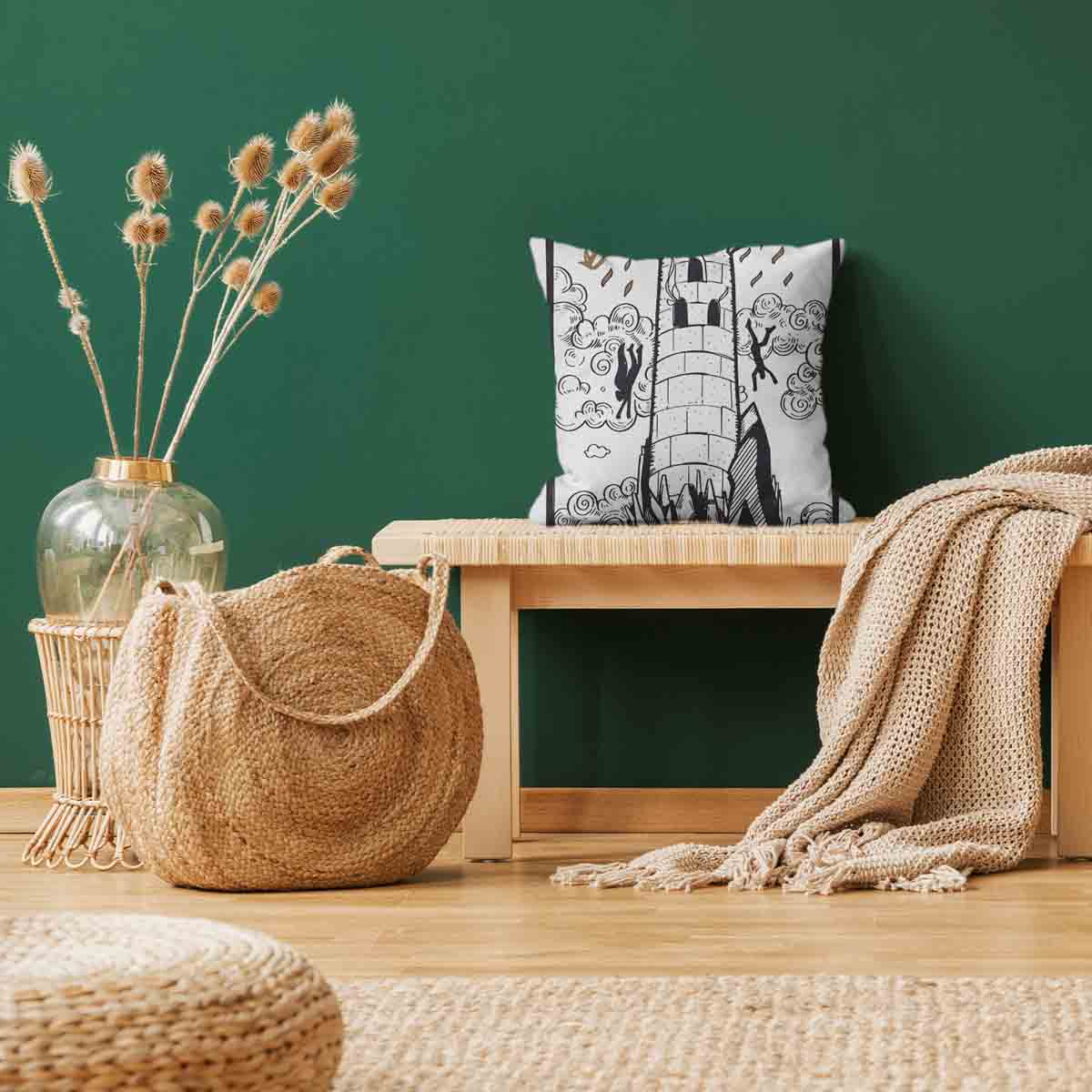 Health Pillow White with Tower