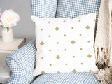 Health pillows with golden squares