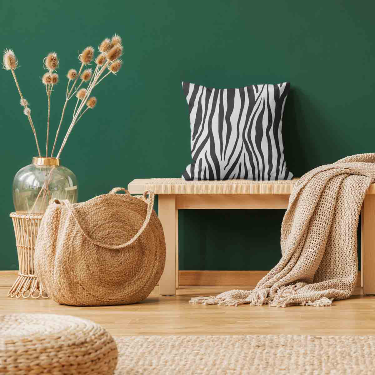 Coussin de santé imprimé zèbre