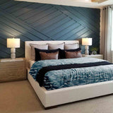 Therapy blanket bedding set with blue branches
