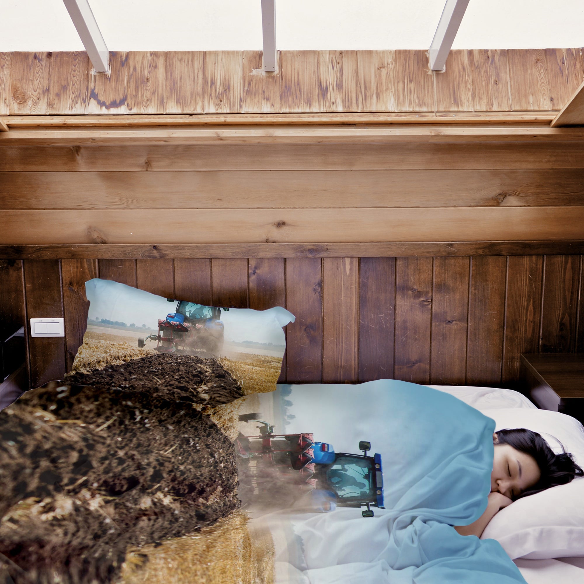 Therapy blankets bedding set agriculture