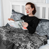 Therapy blanket bedding set, black eye 2