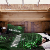 Original therapy blanket - cotton cover green The Matrix
