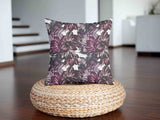 Health pillow with a sea of purple flowers