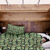 Original therapy blanket - cotton cover green avocados