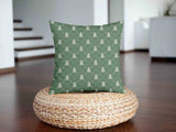 Green health pillow with fir trees