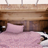 Therapy blankets bedding set pink red hearts