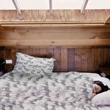 Therapy blankets bedding set grey with donkeys