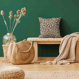 Health pillow with leopard print