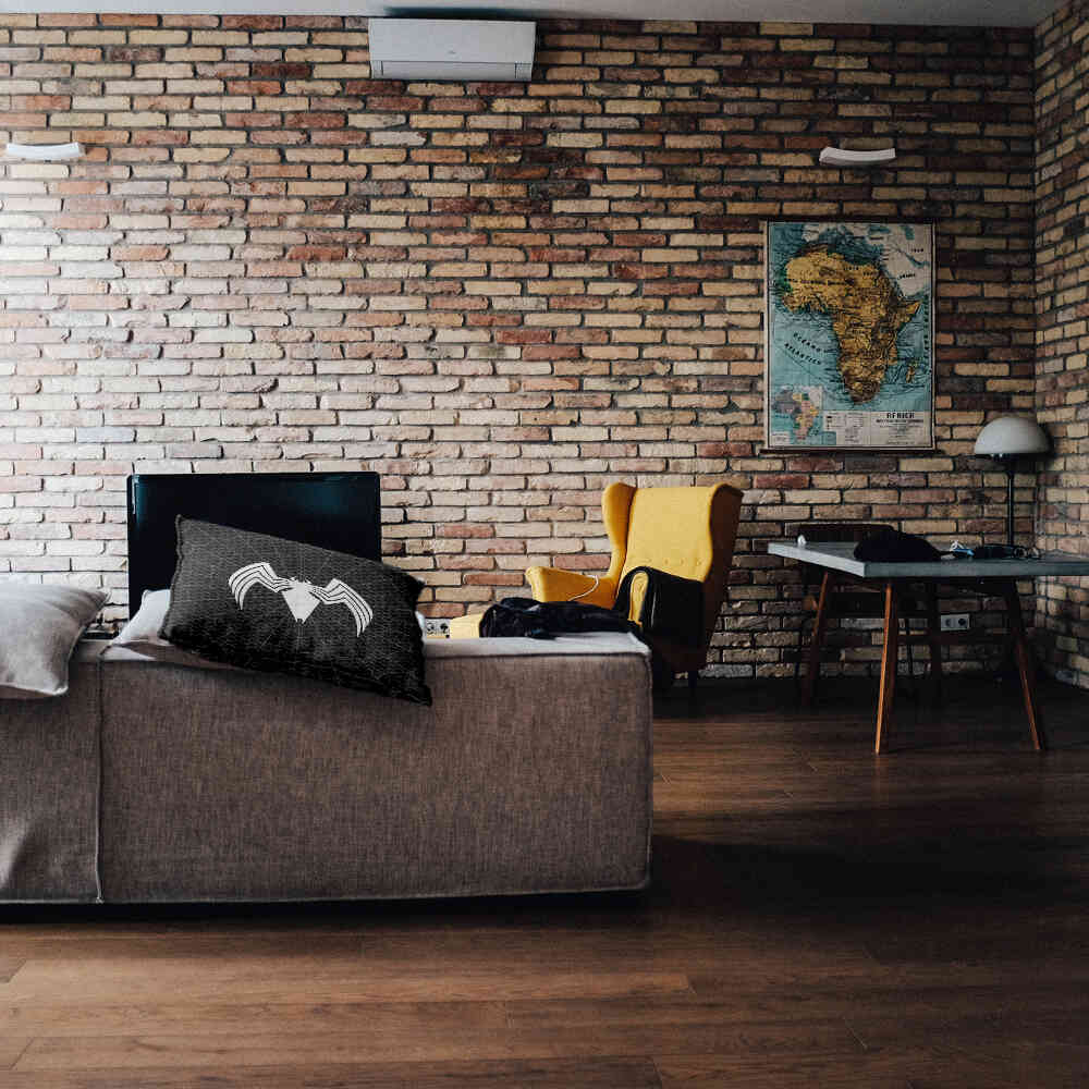 Coussin de santé noir avec araignée