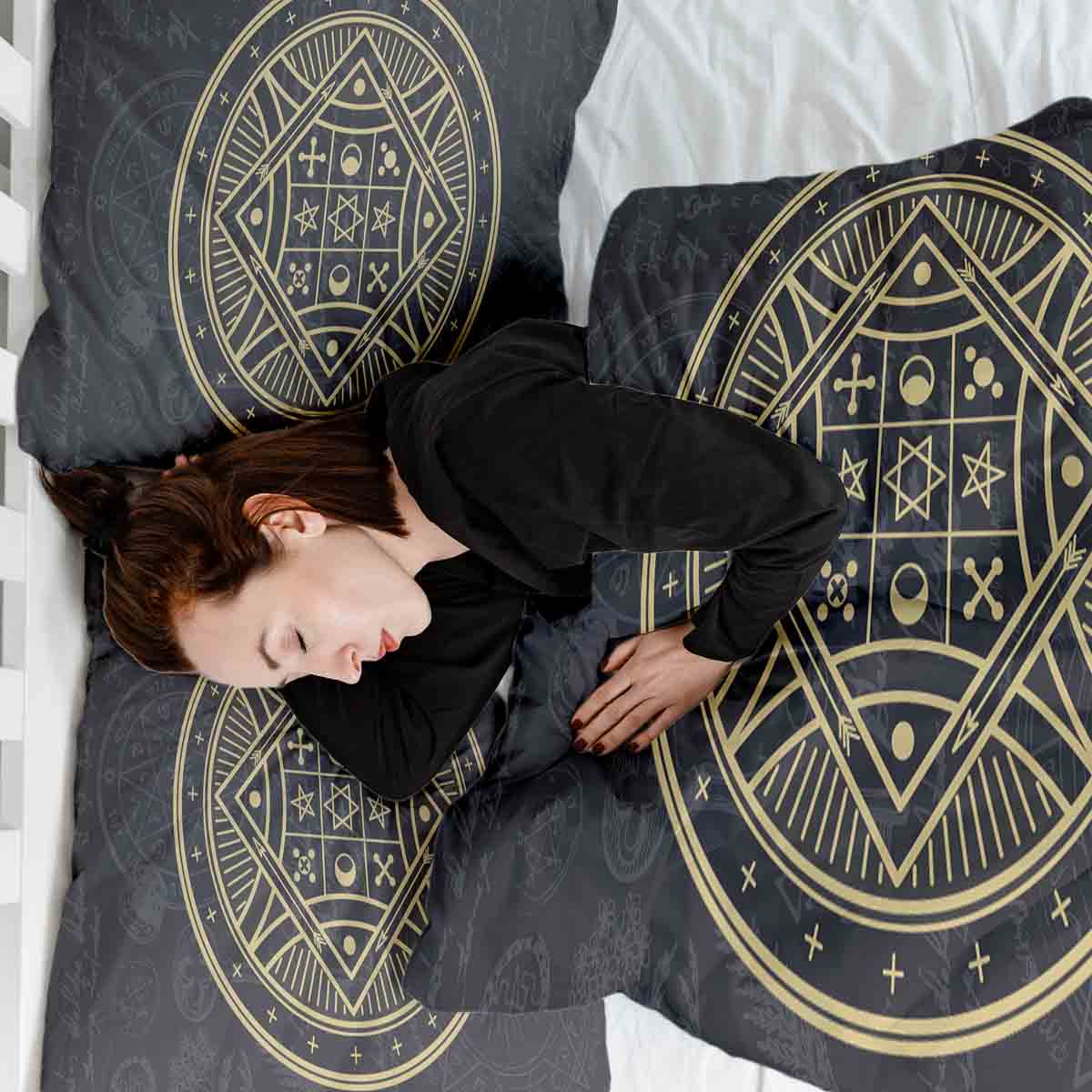 Therapy blankets bedding set mystic