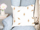 Health pillow white with straws