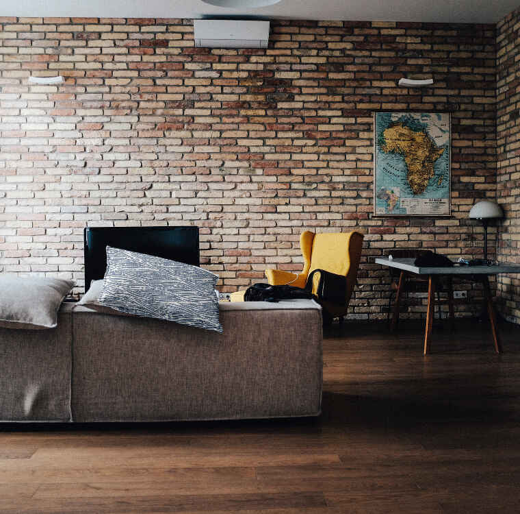 Health pillow wavy pattern blue