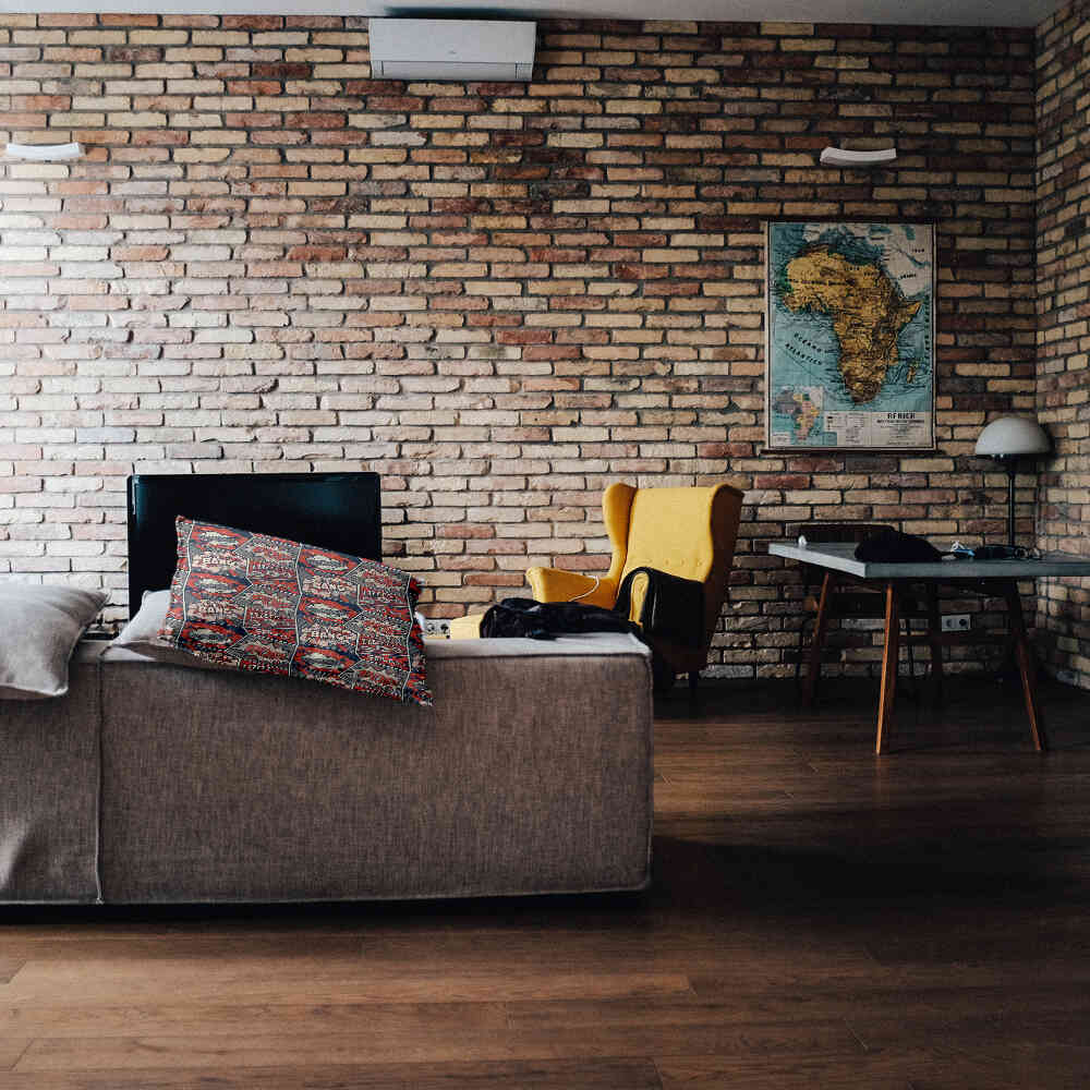 Coussin de santé rouge avec bande dessinée