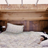 Original therapy blanket - cotton cover with delicate colorful branches