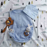 Original therapy blanket - cotton cover gray forest