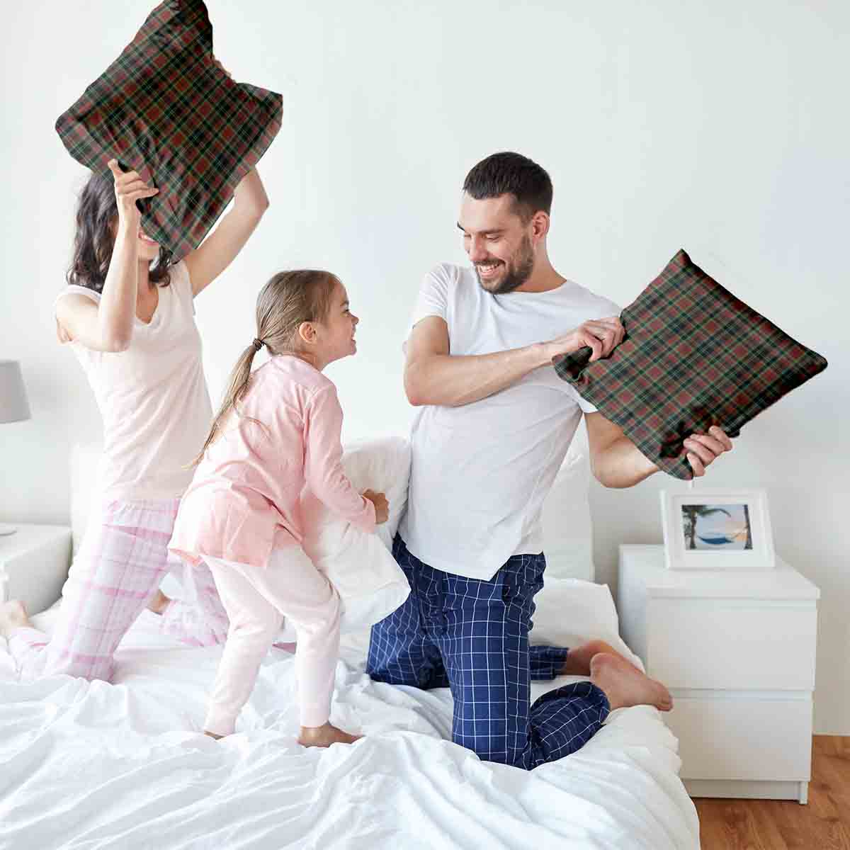Coussin de santé carreaux de Noël