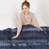 Original therapy blanket - cotton cover blue sound waves