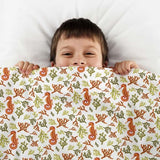 Original therapy blanket - cotton cover seahorse