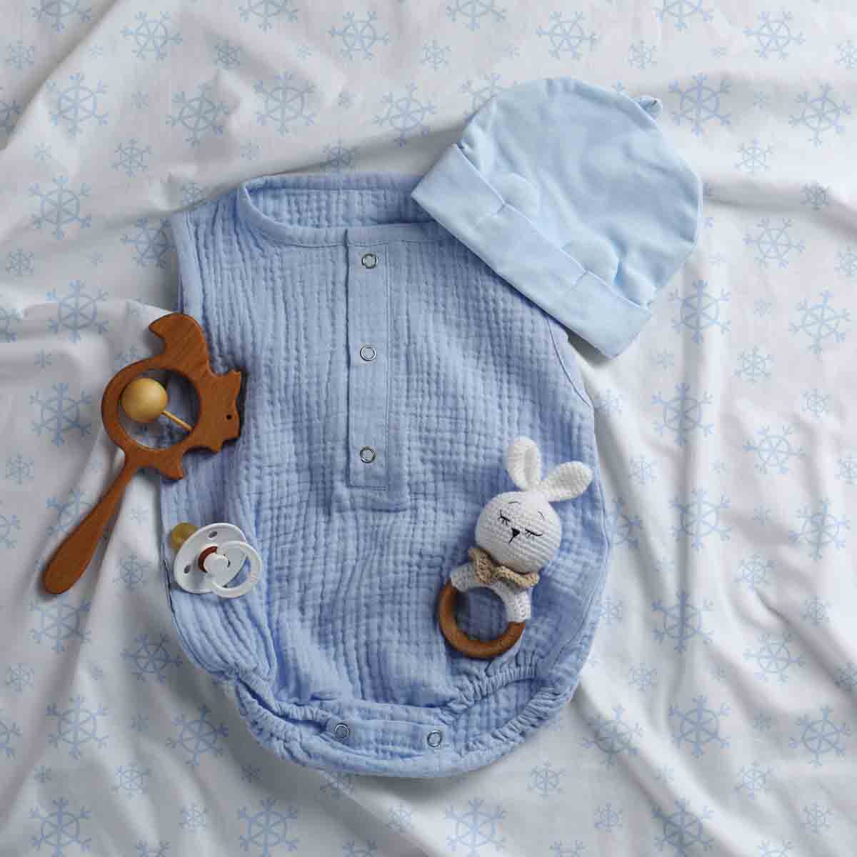 Therapy blankets bedding set snowflakes