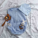 Original therapy blanket - cotton cover white with funny clouds