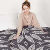 Therapy blanket bedding set with large flower