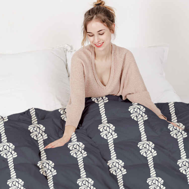 Therapy blankets bedding set sailor knot