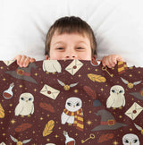 Original therapy blanket - cotton cover brown Hedwig