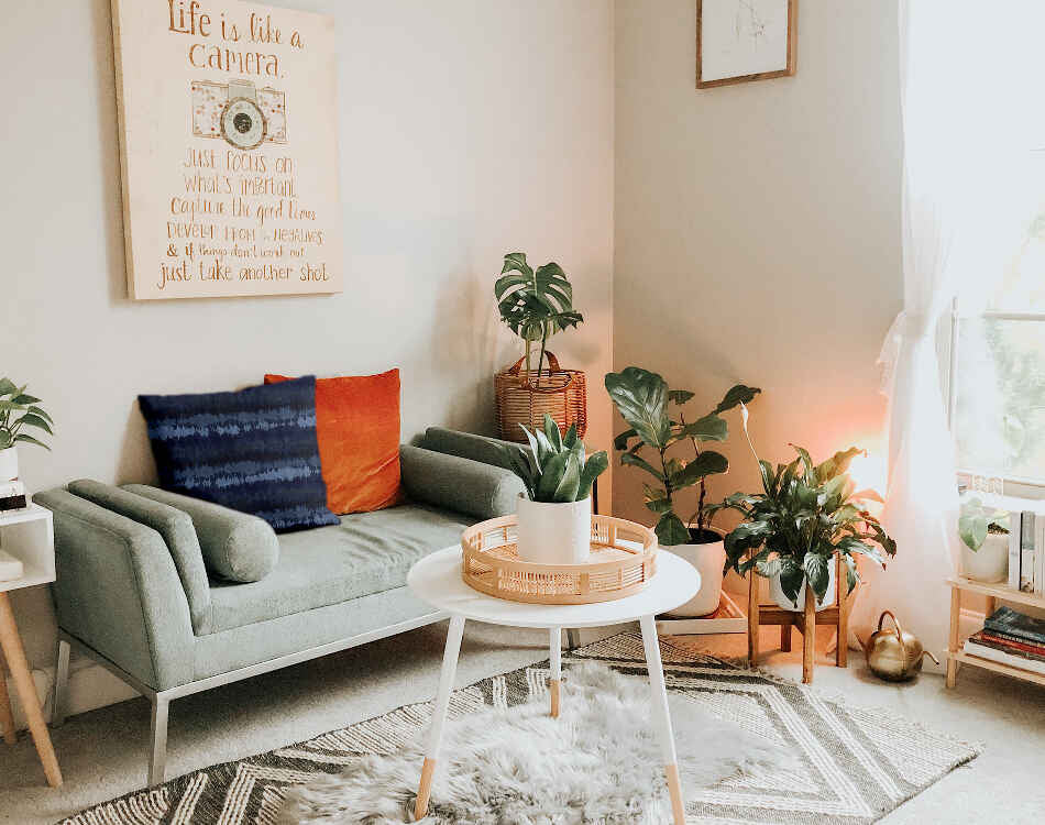 Coussin de santé ondes sonores bleues