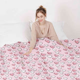 Original therapy blanket - cotton cover sweet little hearts