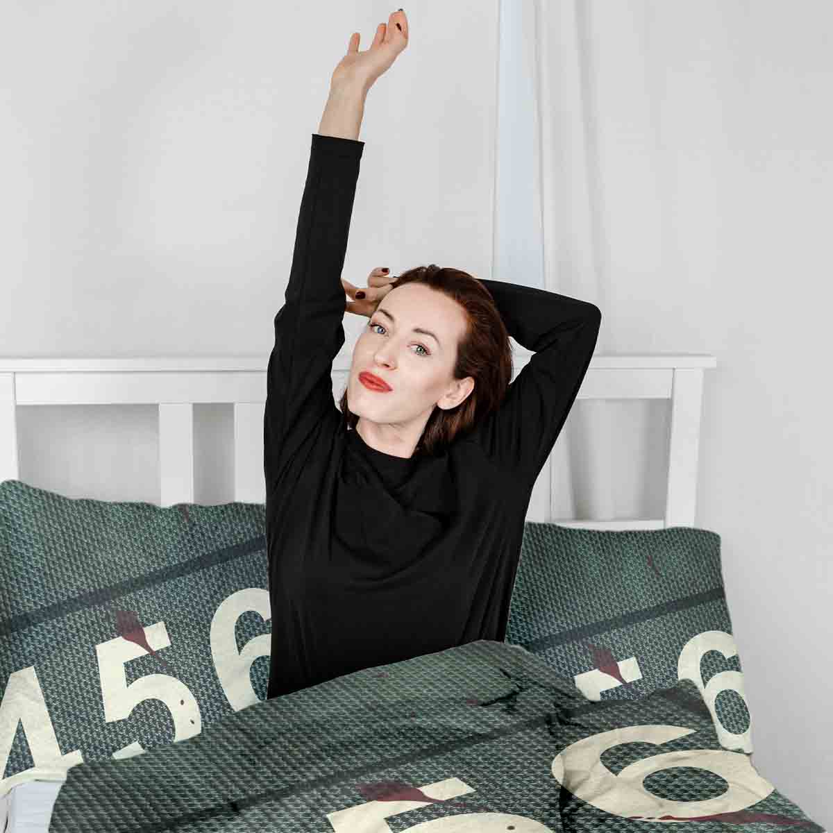 Couette de thérapie Ensemble de literie Vert 456