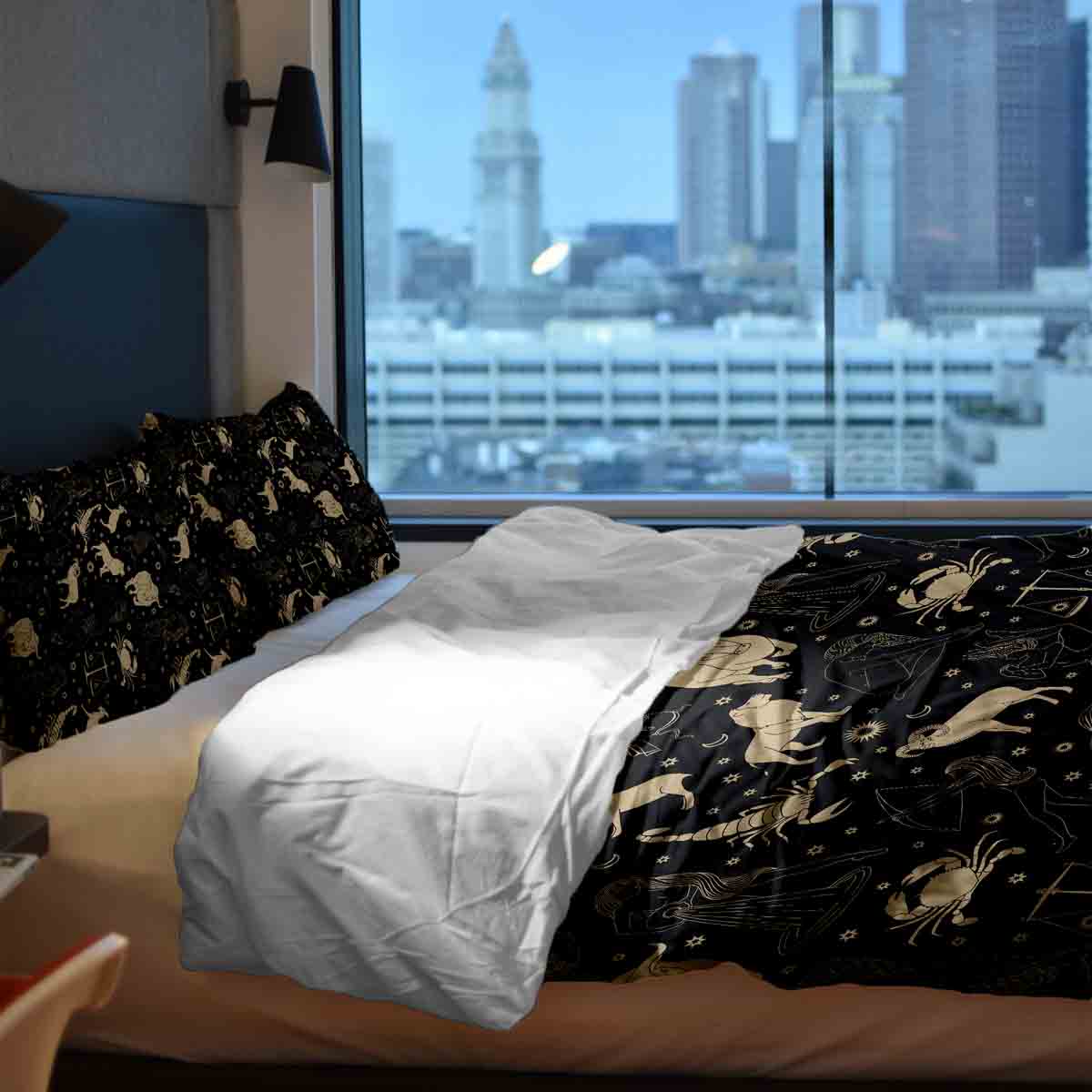 Couette de thérapie Ensemble de literie Noir Constellations