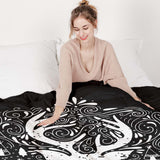 Therapy blanket bedding set, black, Merry Christmas