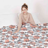 Original therapy blanket - cotton cover gray fish
