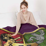 Original therapy blanket - cotton cover Hogwarts houses
